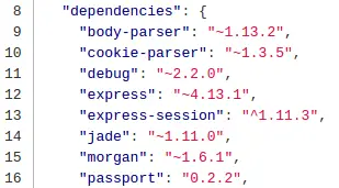 node-js-package-json-dependencies